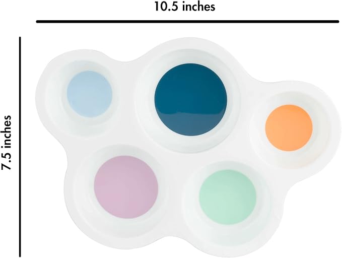 The First Years TFY Senseables Tasty Plate, Fun Mealtime Plate with Compartments, Engaging Design, 0 Month+ - Adenzo Comfies