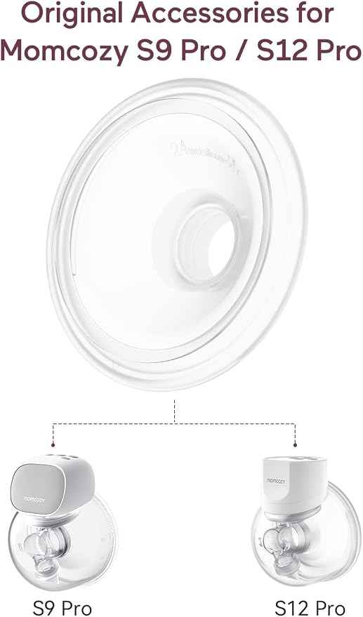 Momcozy S9/S12 Pro Replacement Accessories, Double-Sealed Flange 24mm, 1 PC | Original Parts, BPA-Free Silicone, Easy Clean, Secure Fit, Leak-Proof, Breastfeeding Essentials, Durable, Nursing Supplies. - Adenzo Comfies
