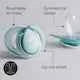 Tommee Tippee  Night Time  Soother 0-6M X2.