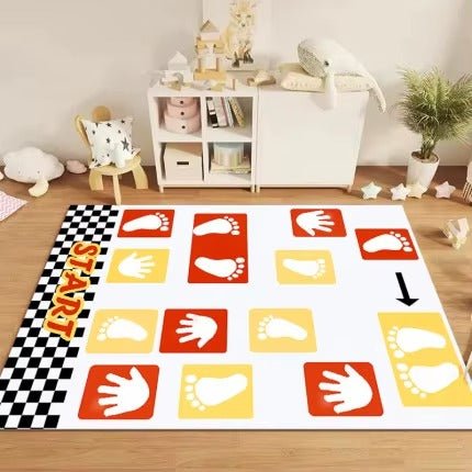 BABYCARE Splicing Play Mat – Soft, Anti-Slip, Waterproof Foam Mat with Honeycomb Micro Cushions for Infants & Toddlers - Adenzo Comfies