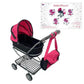 Doll Stroller with Adjustable Canopy FL9136 - Adenzo Comfies