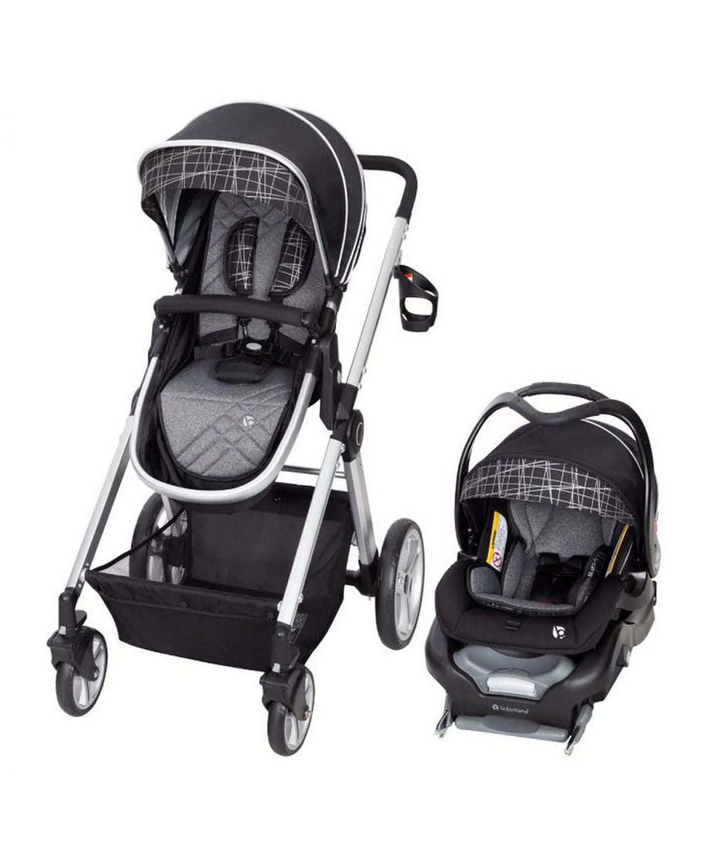 Babytrend GoLite Snap Tech Sprout Travel System - Phoenix Black