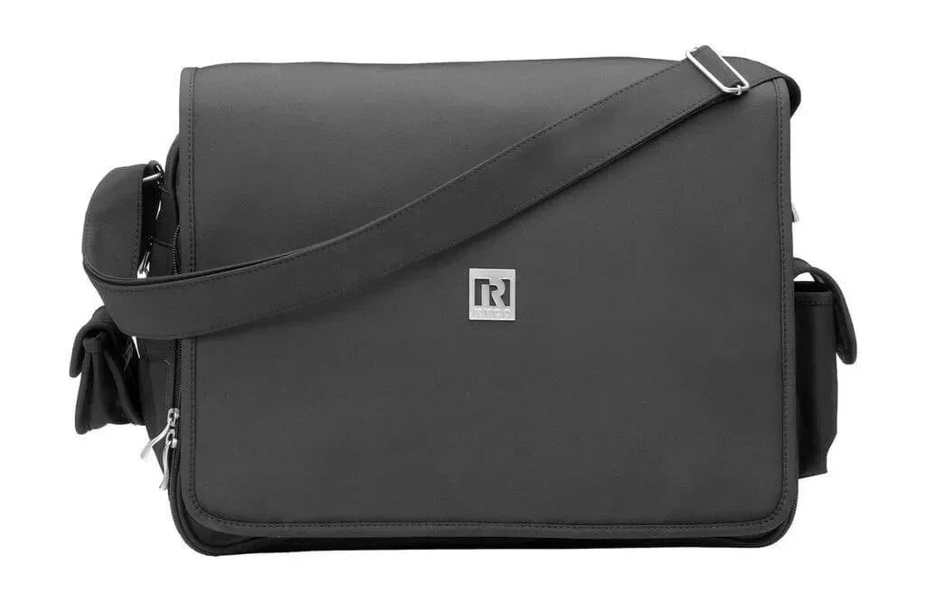 Deluxe Everyday Messenger Bag – Multi - Compartment Diaper & Travel Bag, Red and Black - Adenzo Comfies