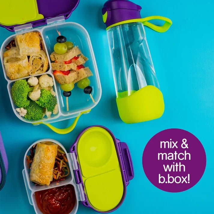 B.Box Sport Spout Kids Water Bottle 600ml | Leakproof, Durable, Easy Grip Tritan Drink Bottle with Tilt & Sip Spout