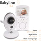 Lionelo Babyline 5.1 Baby Monitor with Camera Two-Way Communication Range of 300 Metres Two Cameras in Set Night Mode VOX System Warning System 8 Melodies White
