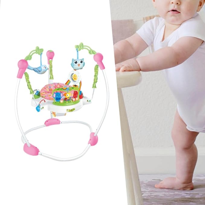 Multifunctional Baby Jumping Activity Center, Discovery Activity Jumper, Boys Girls Interactive Baby Bouncer for Kids - Adenzo Comfies