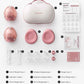 Momcozy Air 1 Wearable Breast Pump, Ultra-Slim Hands-Free Breast Pump with Wireless Charging Case, Top-View Visible, App Control, Auto Mode Switching, Milk Tracking & Full-Collector Alerts, 6oz - Adenzo Comfies