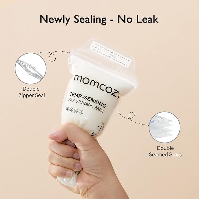 Momcozy Breastmilk Storage Bags 120pcs - Adenzo Comfies