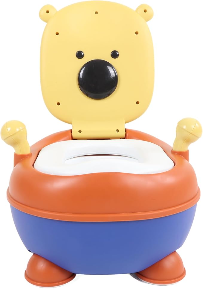 Potty Training Toilet Training Potty Portable Plastic Toilet Seat Cute Cartoon Kids Potty for Travel Soft Cushion. - Adenzo Comfies