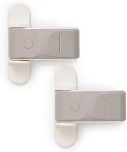 Ubbi Door Pinch Guards, 2-Pack, Taupe | Baby Proof Doors, Child Safety, Baby Finger Protectors. - Adenzo Comfies