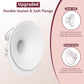 1PC 24mm Double-Sealed Flange Compatible with Momcozy Upgraded Mobile Flow | Upgraded M9, M9 24mm Flange, BPA Free Silicone, Soft Touch, Wide Opening Angel. - Adenzo Comfies