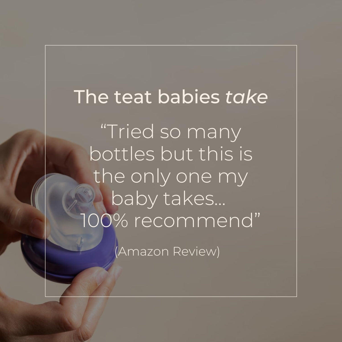 Lansinoh NaturalWave Baby Bottle Teats - Anti-Colic Air Vent - Clinically Proven to Reduce Nipple Confusion - Compatible with Lansinoh Bottles (Extra Slow Flow, 2 Pack) - Adenzo Comfies