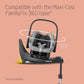 Maxi-Cosi Zelia S Trio 3-in-1 Prams Travel System, 0 - 4 Years, Up to 22 kg, Foldable, Compact and Reclining Baby Pushchair, with CabrioFix S i-Size Baby Car Seat, Accessories, Nursery Bag, Grey