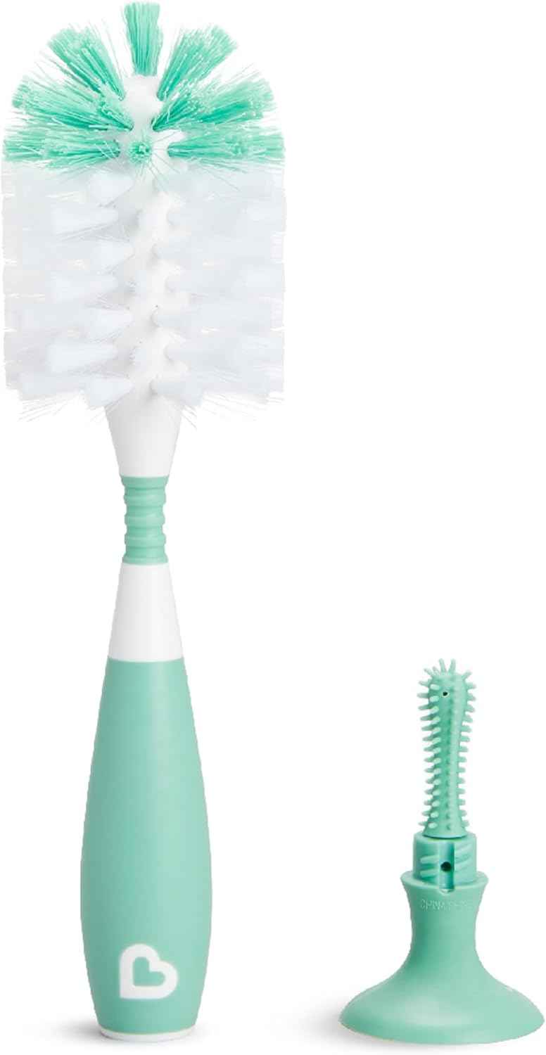 Munchkin Bristle Bottle Brush, Blue
