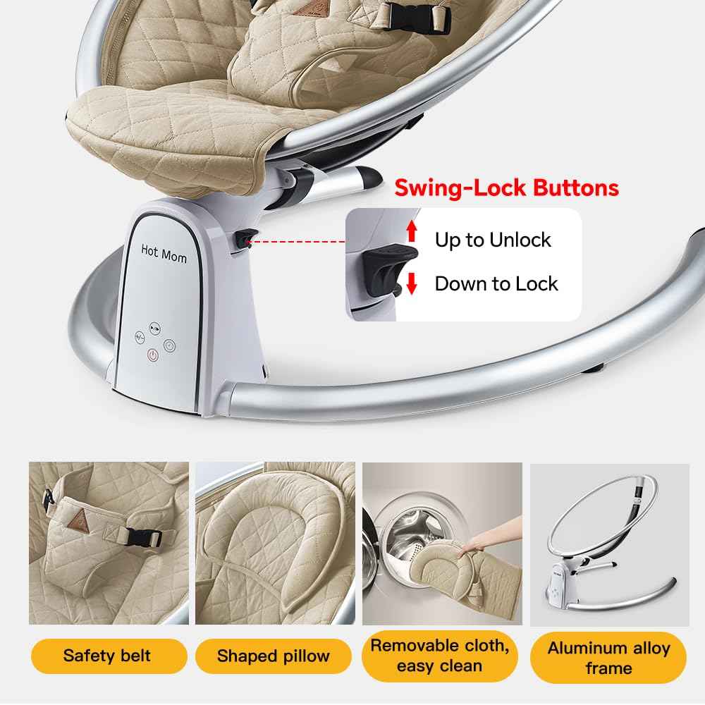 Hot Mom Upgrade Electric Baby Bouncer