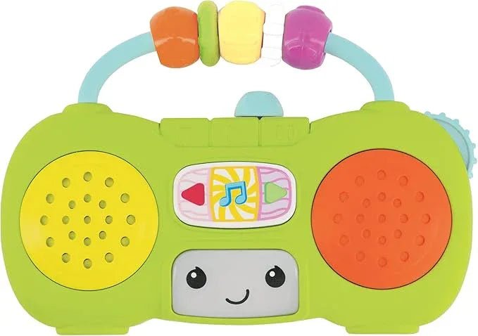 Infantino Music And Light Pretend Mini Boombox Suitable for 6 Months And Above - Adenzo Comfies
