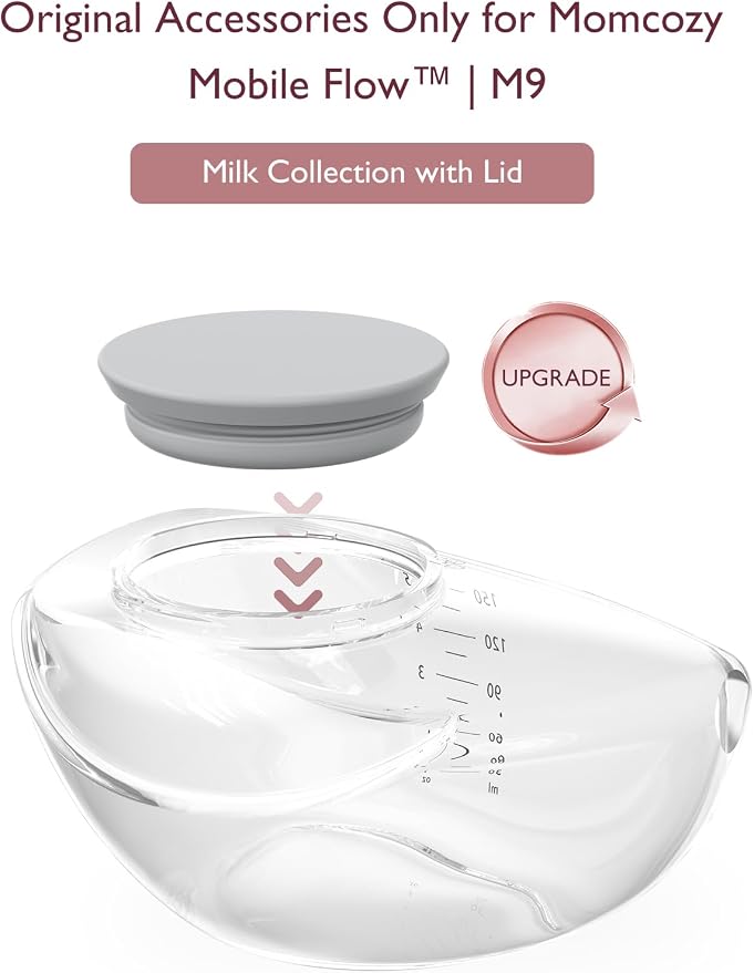 Momcozy Milk Collector for Mobile Flow | M9 Upgrade, Original Mobile Flow | M9 Upgrade Breast Pump Replacement Accessories, 1 PC. - Adenzo Comfies