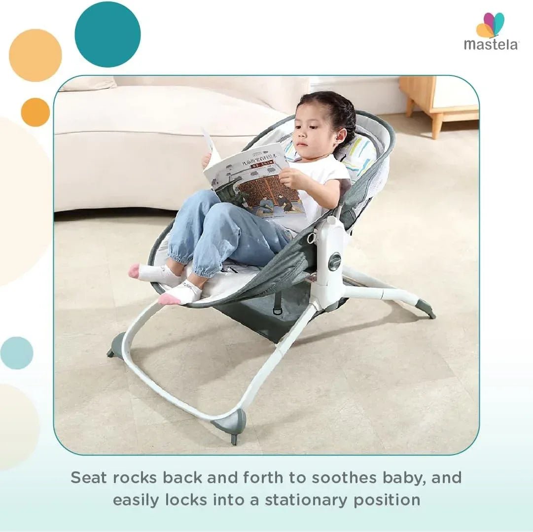 Mastela 6 - in - 1 Multi - Function Baby Bassinet – Cradle, Rocker, Seat, Playpen & Travel Cot - Adenzo Comfies