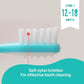 Pigeon 3-Step Training Toothbrush Set for Each Stage of Your Baby's Oral Development, 3-Pack.