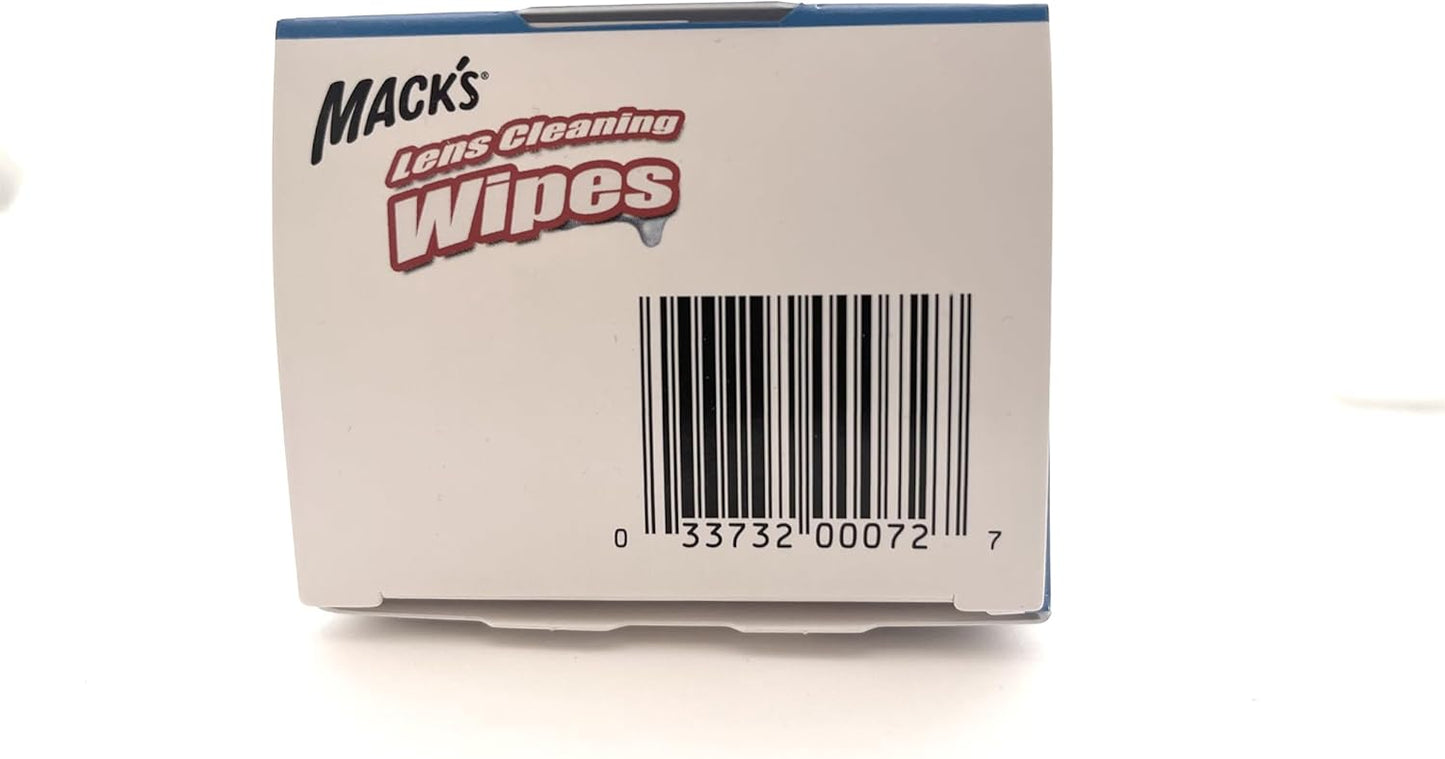 Mack's Lens Cleaning Wipes - 30 Count