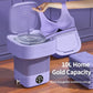 Portable Washing Machine,10L High Capacity Mini Washer with 3 Modes Deep Cleaning Half Automatic Washt, Foldable Mini Washing Machine, with Soft Spin Dry for Underwear, Socks, Towels - Adenzo Comfies