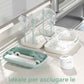 Momcozy 7-in-1 Silicone Baby Bottle Cleaning Set with Dish Drainer. - Adenzo Comfies