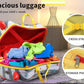 Kids Trolley Case, Ride - On Suitcase 2 in 1 Kid Luggage Organizer Waterproof Carry On Travel Bag Children's Motorcycle Trunk Storage Box - Adenzo Comfies