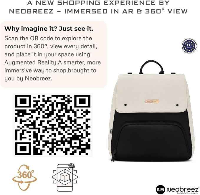 Neobreez ZORI Multifunctional Diaper Nappy Changing Travel Backpack|Water-Resistant Large Capacity |Wet Dry Bag,Organizer Pouches|Trolley Sleeve|Insulated Pockets|Multi-Carry Unisex.