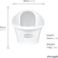 Shnuggle Baby Bath Tub Featuring Ergonomic Bum Bump Support, Soft Foam Backrest and an Integrated Plug-Pink .