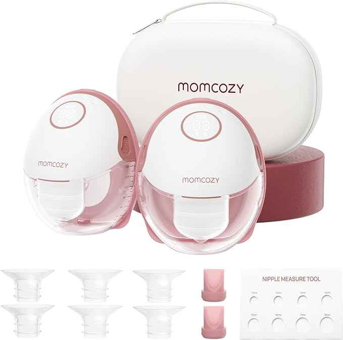 Momcozy Breast Pump Hands-Free Mobile Style Wearable M6 , 2Pcs Cozy.