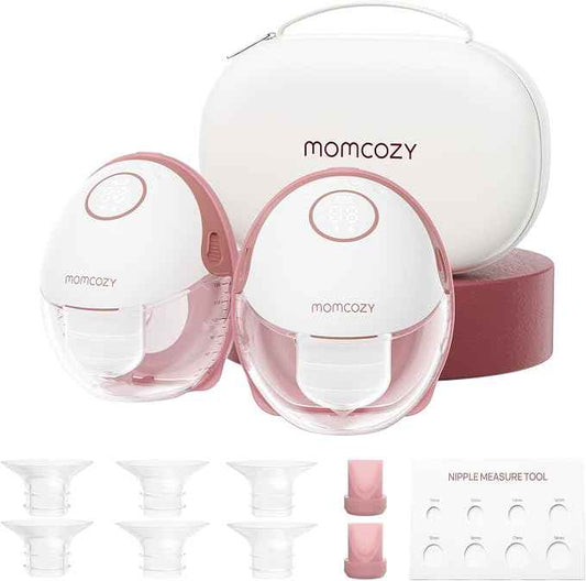 Momcozy Breast Pump Hands-Free Mobile Style Wearable M6 , 2Pcs Cozy.