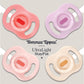 Tommee Tippee Ultra-Light StayPut Dummy 0-6m Silicone Pack of 4.