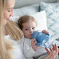 Dr. Brown's Milestones Wide-Neck Sippy Bottle with 100 Percent Silicone Handles, Easy-Grip Bottle with Soft Sippy Spout, 9oz/270ml, 6m+, Light Blue, 1-Pack, BPA Free. - Adenzo Comfies