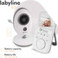 Lionelo Babyline 5.1 Baby Monitor with Camera Two-Way Communication Range of 300 Metres Two Cameras in Set Night Mode VOX System Warning System 8 Melodies White