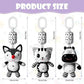 Tololo Baby Pram/ Pushchair, 1pcs Hanging Rattle Toys, Black & White High Contrast Sensory