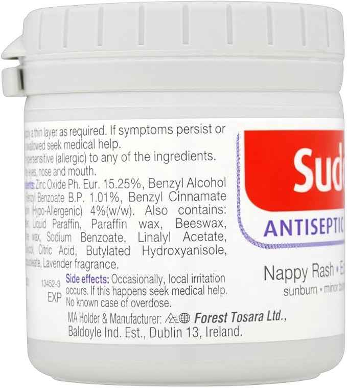 Sudocrem Antiseptic Healing Cream for Nappy Rash, Eczema, Burns and More - 60g - Adenzo Comfies