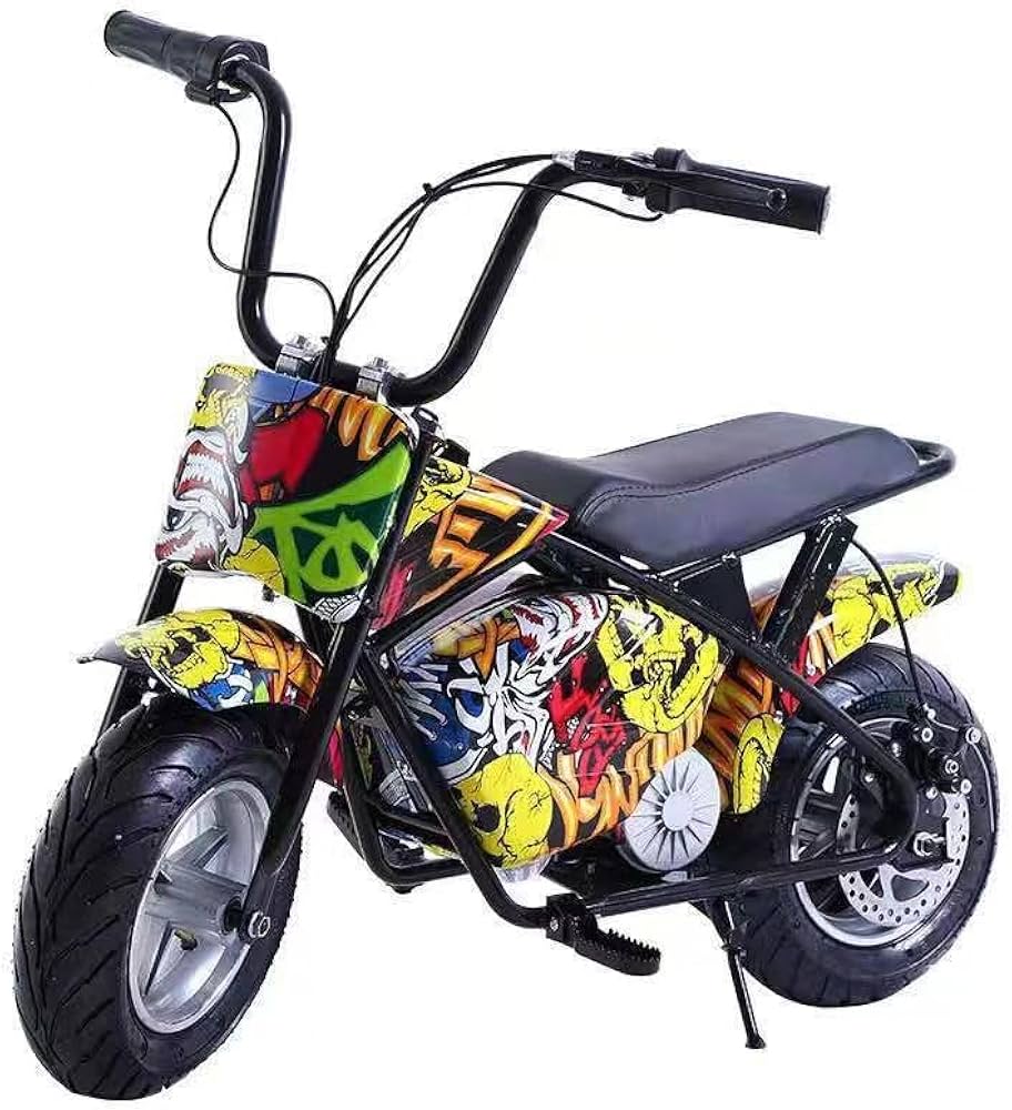 Kids Electric Motorcycle Ride-On Bike | Mini Battery-Powered Motorbike with Realistic Motocross Design for Boys & Girls - Adenzo Comfies