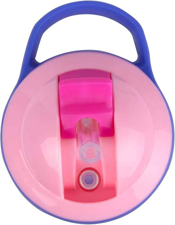 The First Years Disney Minnie Mouse Sip & See Kids Water Bottle - Water Bottle for Toddlers - Spill Proof Toddler Cup - 12 Oz - Adenzo Comfies