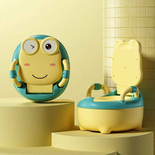 Potties Potty Training Toilet Seat for Children, Frog Shape Potty for 1-6Years Old Babies and Toddlers. - Adenzo Comfies