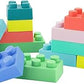 Infantino Super Soft Building Blocks, Easy-to-Hold for Babies & Toddlers, BPA-Free, Multi-Colored, 12-Piece Set
