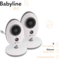 Lionelo Babyline 5.1 Baby Monitor with Camera Two-Way Communication Range of 300 Metres Two Cameras in Set Night Mode VOX System Warning System 8 Melodies White