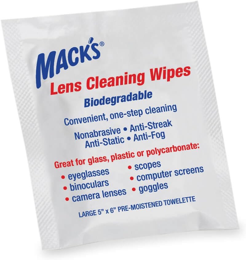Mack's Lens Cleaning Wipes - 30 Count