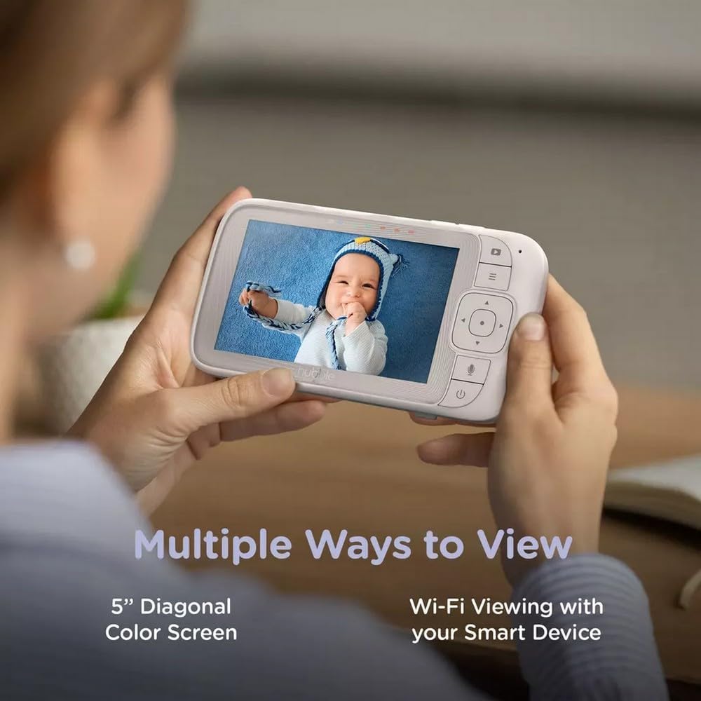 Hubble Nursery Pal Glow Plus – Smart Baby Monitor with Touchscreen & Wi-Fi