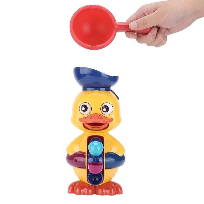 Duck Bath Toy, Duck Bathtub Toys with Rotatable Waterwheel Duck Bathtub Toys Interactive with 1 X Duck Toy for Duck Bathtub Toys for Kids - Adenzo Comfies