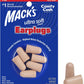 Mack's Ultra Soft Foam Earplugs, 3 Pair - 33dB Highest NRR, Comfortable Ear Plugs for Sleeping, Snoring, Travel, Concerts, Studying, Loud Noise, Work | Made in USA