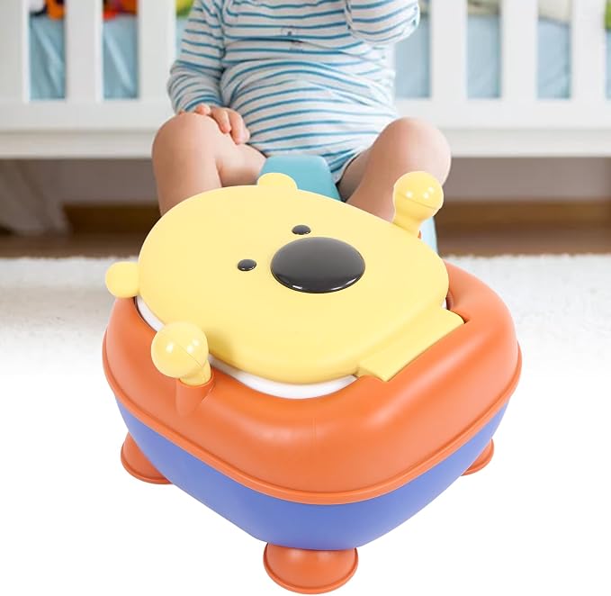 Potty Training Toilet Training Potty Portable Plastic Toilet Seat Cute Cartoon Kids Potty for Travel Soft Cushion. - Adenzo Comfies