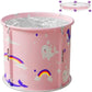 Portable Bathtub, Foldable Bathtub for Kids, Therapy Tub for Shower Stall Bathroom ,Blue and Pink - Adenzo Comfies