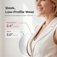 Momcozy Air 1 Wearable Breast Pump, Ultra-Slim Hands-Free Breast Pump with Wireless Charging Case, Top-View Visible, App Control, Auto Mode Switching, Milk Tracking & Full-Collector Alerts, 6oz - Adenzo Comfies