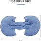 Pregnancy Pillow for Side Sleeper - Adenzo Comfies