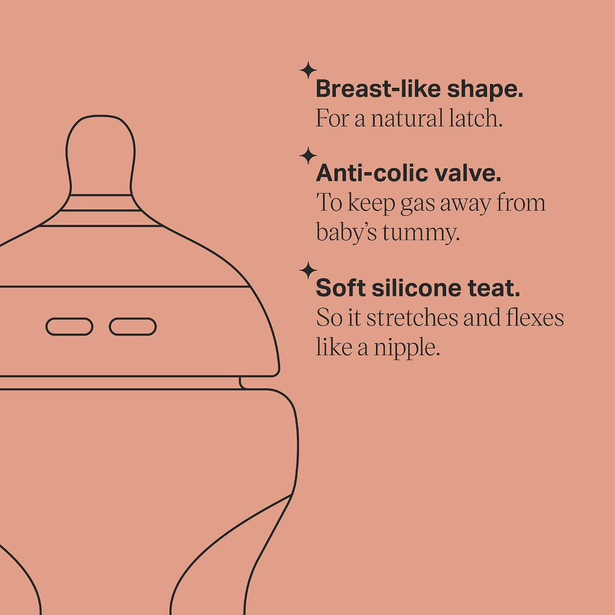Tommee Tippee Natural Start 2 Pack 260ml Bottles.